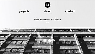 Portfolios website templates - Artist