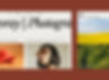 A Wix portfolio template for a photographer.