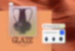 The online logo maker interface editing a logo for a ceramics studio. A panel titled 'Change logo icon' displays suggested vase symbols to easily customize the design.