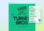 A logo for a carpentry business with a green background and an image of a man carrying a log. The logo text is selected, and overlaying the design is a dropdown menu where the mouse is hovering over a new font.