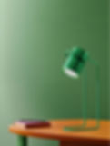 A lamp that turns on and off with the movement of the mouse. 
